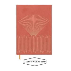 JB58-1010EU Notebook Bright Terracota Radiant Rays Bookcloth